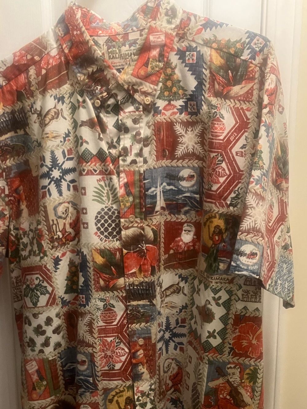 Reyn Spooner Holiday Shirt - 1984